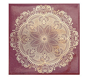 piastrelle innovative con decori in oro